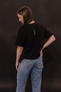 Women's Reach the Lost Black Tee image 1