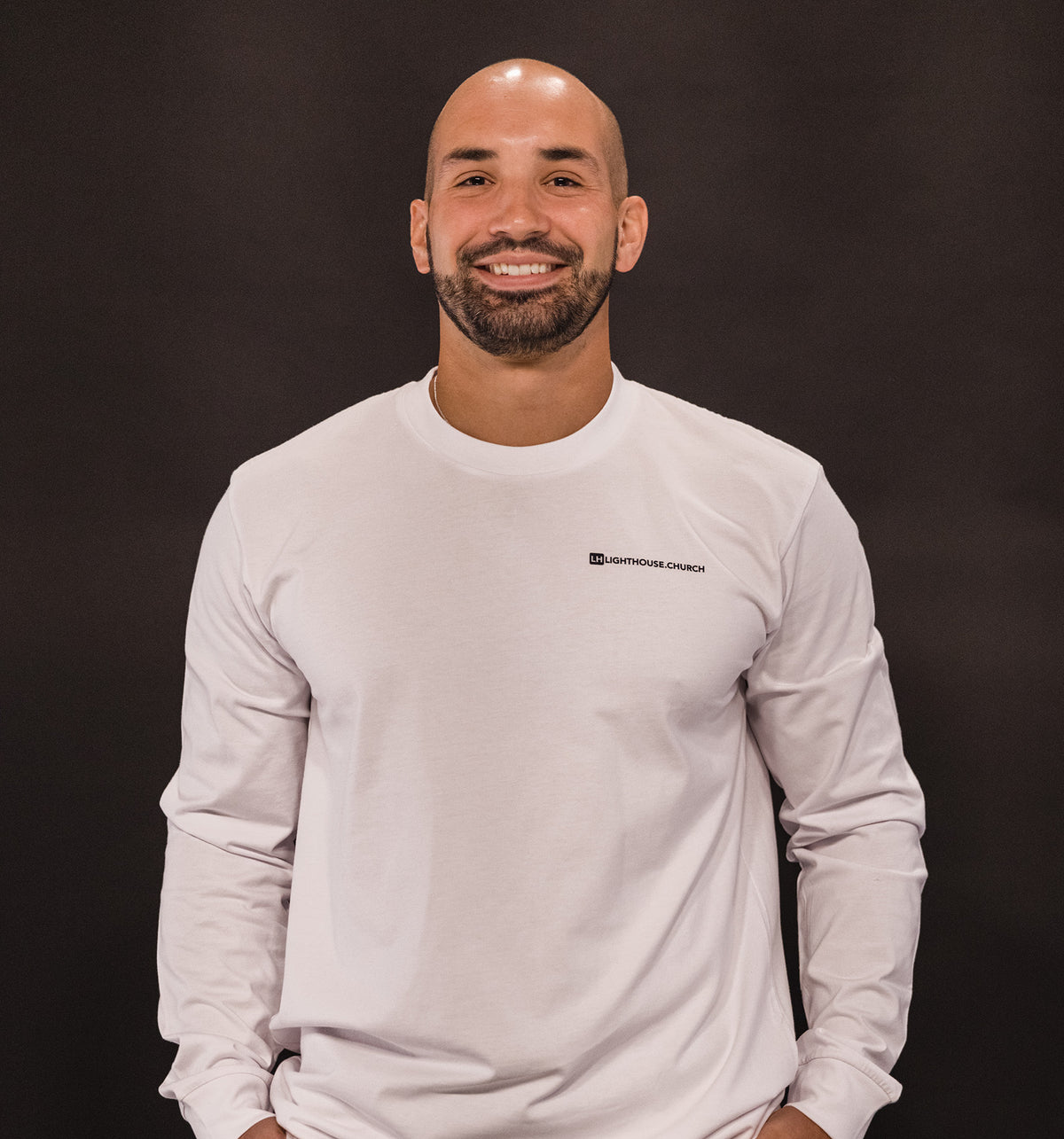 LH Simply Jesus White LS Tee image 0