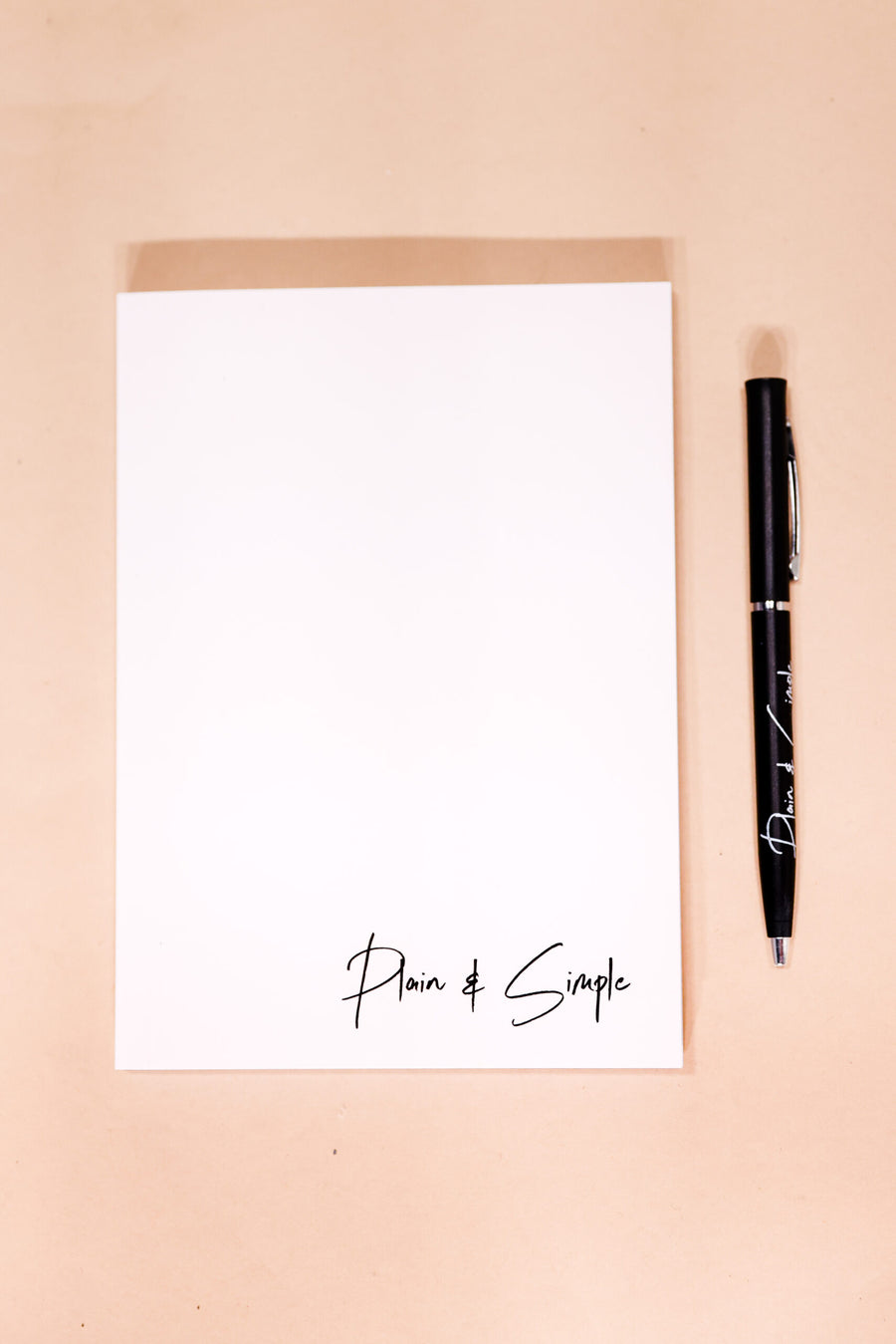 Plain &amp; Simple - Book &amp; Pen Set image 0