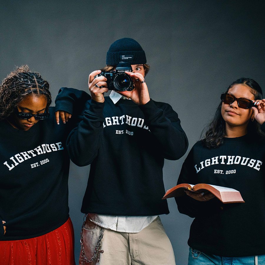 Lighthouse Varsity Crewneck - Presale